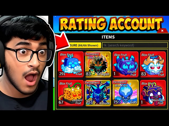 Rating My Subscribers’ Blox Fruits Accounts 😱 PART 7