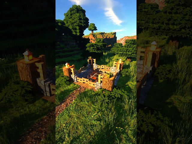 Minecraft starter house #shorts