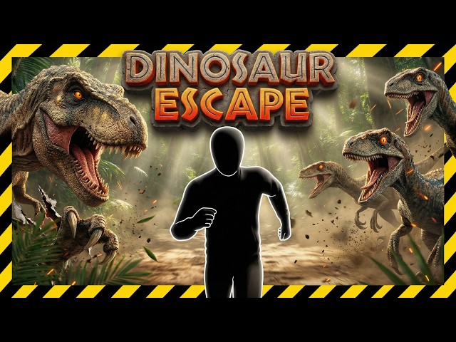 Immersive Interactive Warm Up Fitness | Dinosaur Escape | Full Body #2