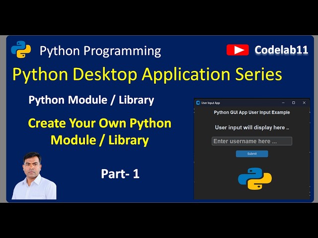 Create Your Own Python Module | Python Modules ExplainedHow to Create Your Own Module in Python