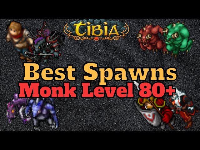 Where to hunt a Level 80 Monk  [Tibia Solo Monk]