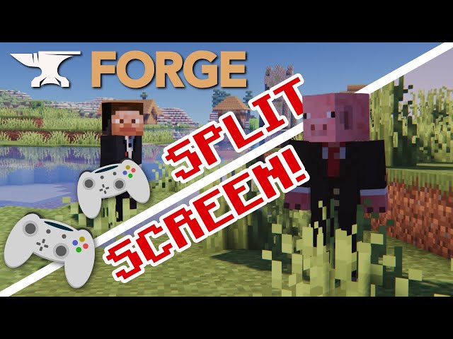 Splitscreen for Minecraft Java (Forge)