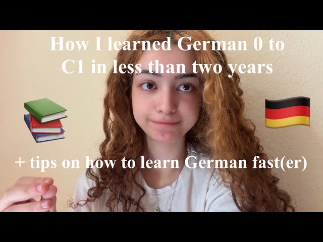 How I learned GERMAN from 0 to C1 in LESS than TWO YEARS | + Tips on How to learn German Fast🇩🇪