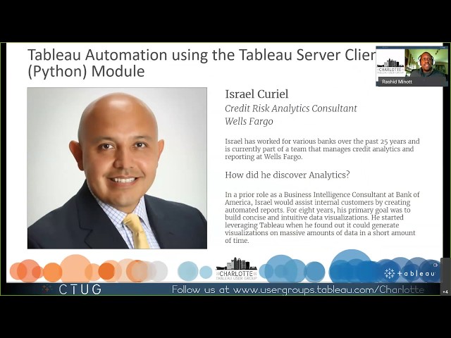 Charlotte Tableau User Group - 12 May 2020