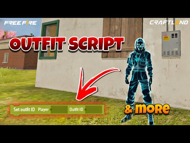 How To Get Outfit Script in Freefire Craftland @demonsubdueryt