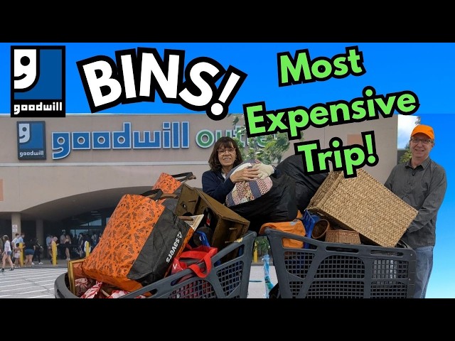 GOODWILL OUTLET: Our Most Expensive Trip to the BINS, Ever!! Thrift with Me & Pat FINDS + HAUL