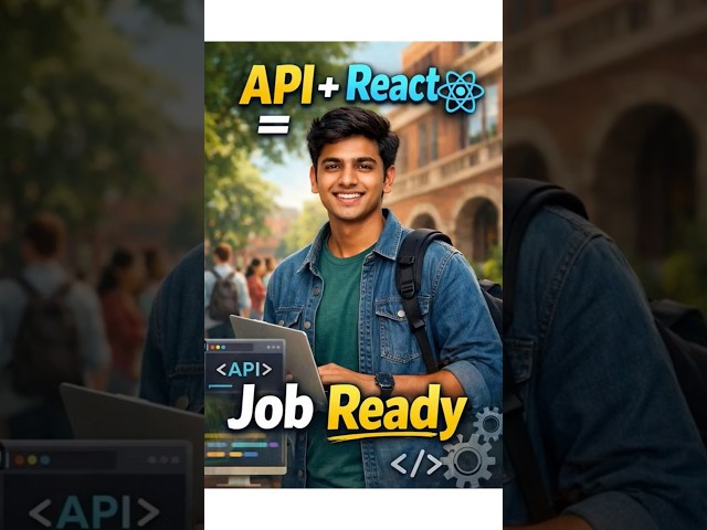 Practical Guide to Working with APIs in React #shorts #telugu #reactjs #fullstack #education #itjobs