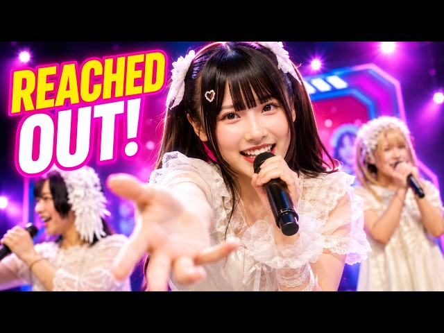 She Reached for Me at a J-Pop Idol Live! [8K VR180]