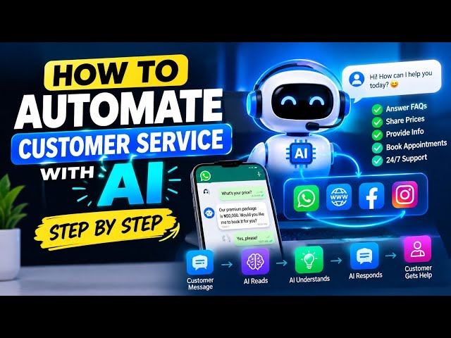 HOW TO AUTOMATE CUSTOMER SERVICE WITH AI - STEP BY STEP