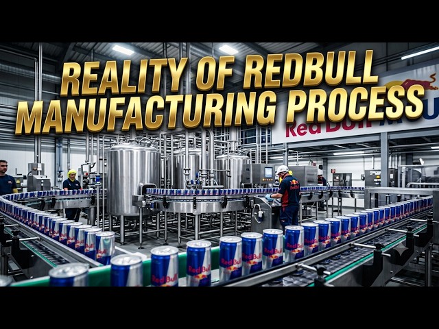 Reality Of Red Bull Industry | How Red Bull Is Made | Every Step Inside the Factory.