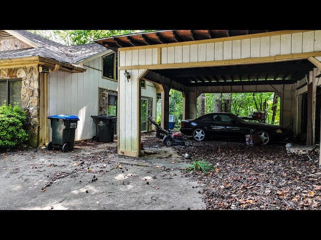Owners VANISHED - ABANDONED Golf Club Home With a Mercedes Left Behind