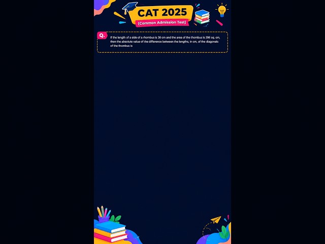Crack CAT Quantitative Aptitude: Geometry Magic Trick #shorts  #mba