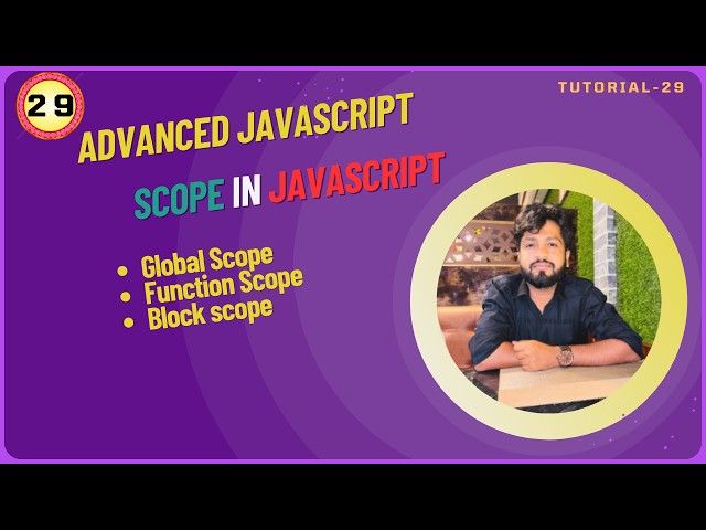 JavaScript Scope Explained | Global, Function & Block Scope | var, let & const | JavaScript Tutorial