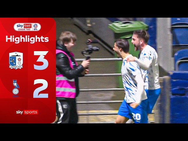 REMARKABLE late drama as Barrow fight to stay in the EFL! 🤯 | Barrow 3-2 Oldham | EFL Highlights