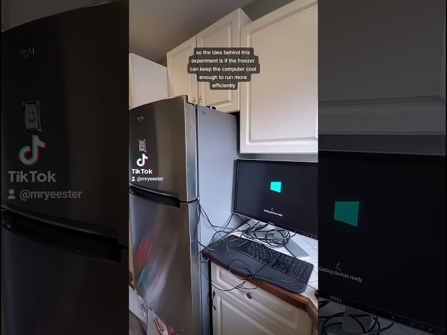 O que acontece se você ligar seu PC dentro do freezer?
