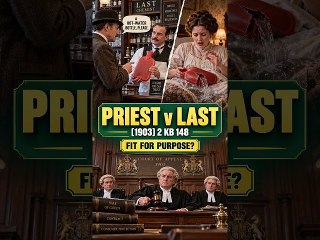 Priest vs Last (1903) Explained in 60 Seconds | Case Law Simplified | ArivuPro