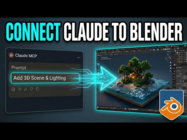 How to Connect Claude AI to Blender: Full MCP Setup Guide 🤖