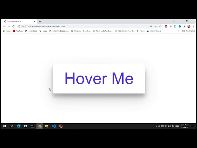 Animated Button Using HTML & CSS: Before & After Effects in CSS
