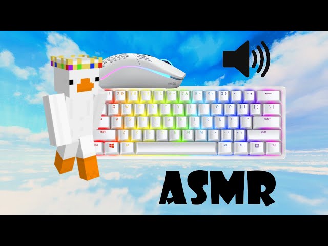 Thocky Keyboard + Mouse Sounds ASMR | BlocksMC Bedwars