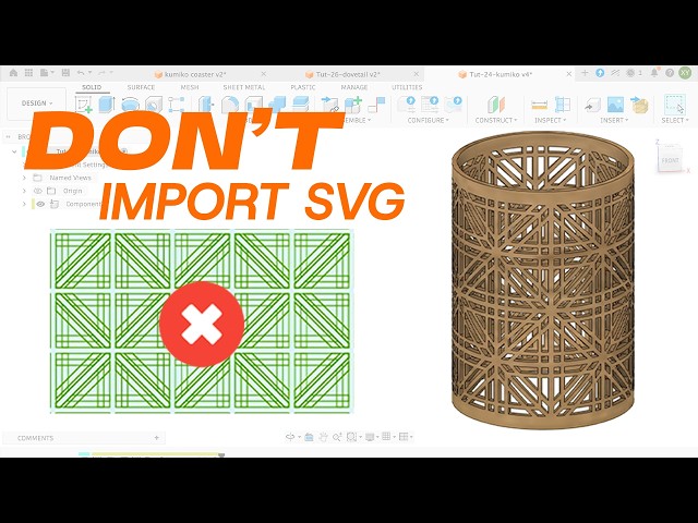 Don't Import the Whole SVG: Make Kumiko Patterns Parametric