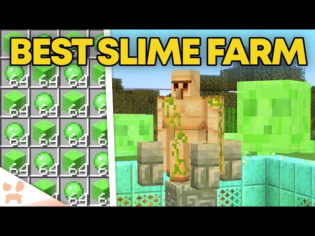 NEW BEST MINECRAFT SLIME FARM | Bedrock + Java, Easy,  Efficient, Automatic