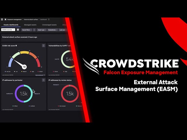 Falcon Exposure Management External Attack Surface Management (EASM): Demo Drill Down