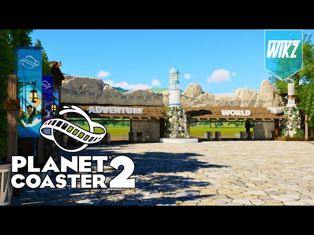 The Ultimate Planet Coaster 2 Entrance Design Tutorial - Tips & Tricks
