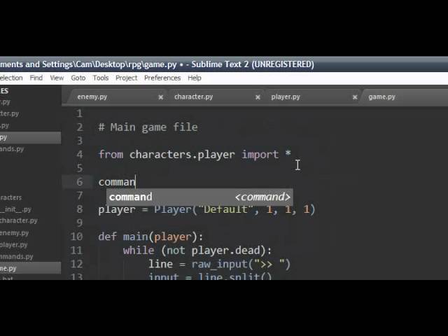 How to make a Python RPG - Part 2