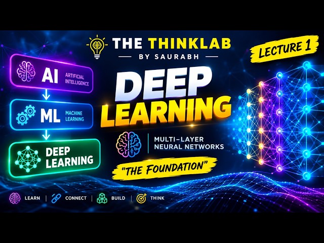🚀 LECTURE 1 — DEEP LEARNING COMPLETE COURSE