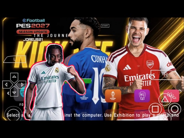 PES 2027 PPSSPP - eFootball 2026 PPSSPP Android Offline Camera PS5, New Transfer & Kits27 Graphic HD