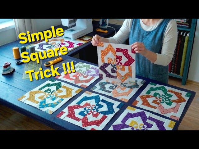 (It's Totally Unseen) Watch This! A Mind-Blowing Quilt Block You Haven't Seen.