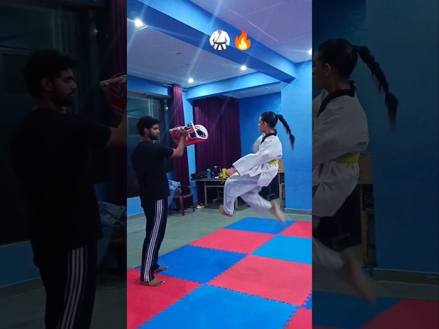 Flying Kick Tutorial 📈🥋 #shorts #taekwondo #karate
