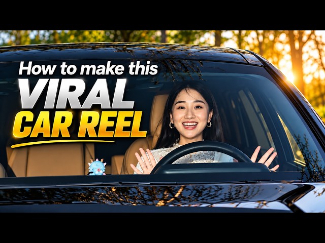 Trending Car Driving AI Video Editing Prompt | Instagram Trending Pata Chalega Song Reels Editing