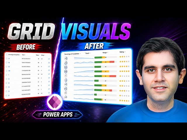 NEW Power Apps Column Visualizations — Transform Your Dataverse Grids!