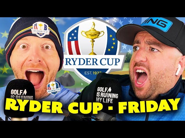 Ryder Cup 2025 FRIDAY ANALYSIS… Scheffler CRUMBLES, Rahm is BACK and Justin Rose is ICE COLD