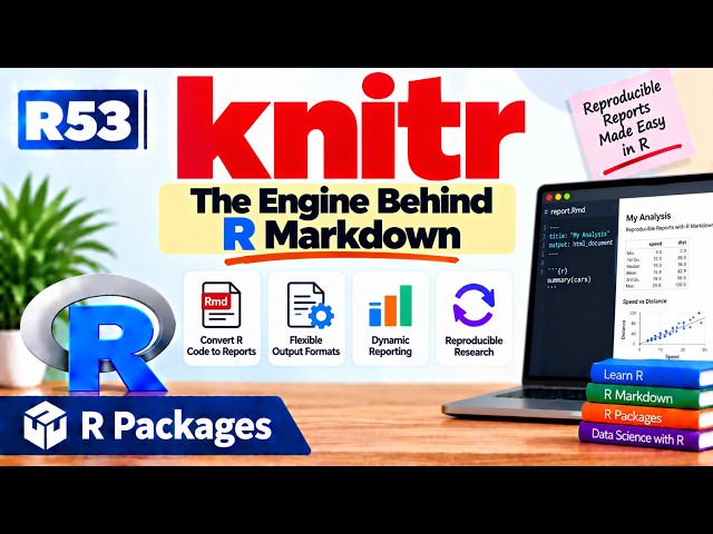 R53 | knitr — The Engine Behind R Markdown | R Packages | Uplatz