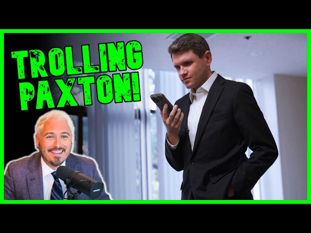 ‘DEBATE ME’: Talarico TROLLS THE SHT Out Of Paxton | The Kyle Kulinski Show
