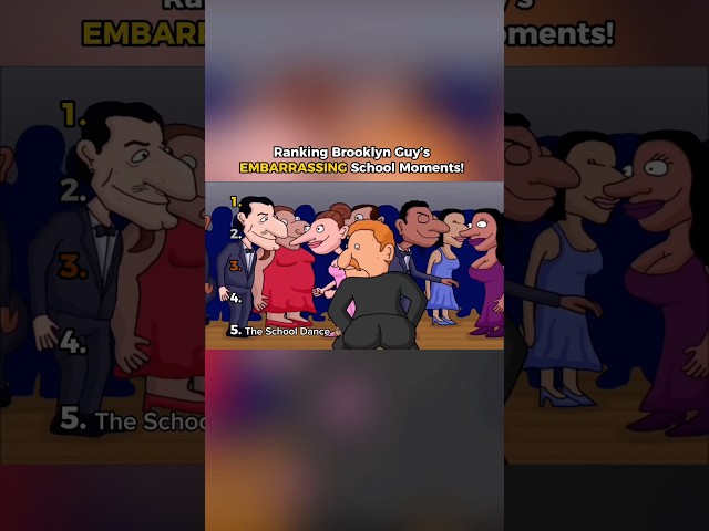 Ranking Brooklyn Guy’s EMBARRASSING School Moments! #shorts #sml #animation