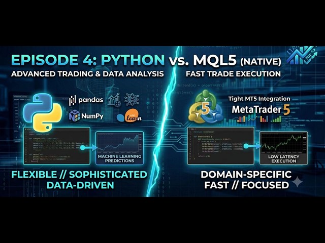 Python vs MQL5: Which is Best for Trading Bots? | Algo Lab Ep 4