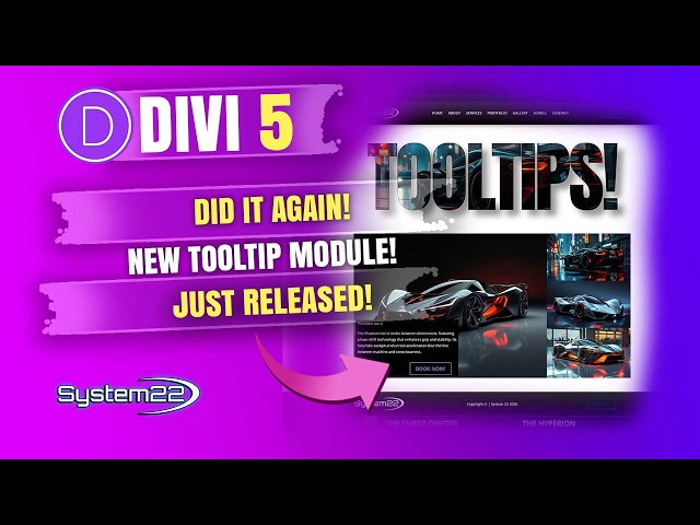 Divi 5 NEW Feature Alert! Build Beautiful Tooltips Without Plugins