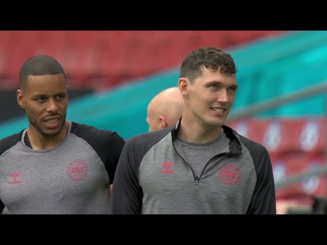 Denmark Players Train Ahead Of Finland Clash - Denmark v Finland - Euro 2020