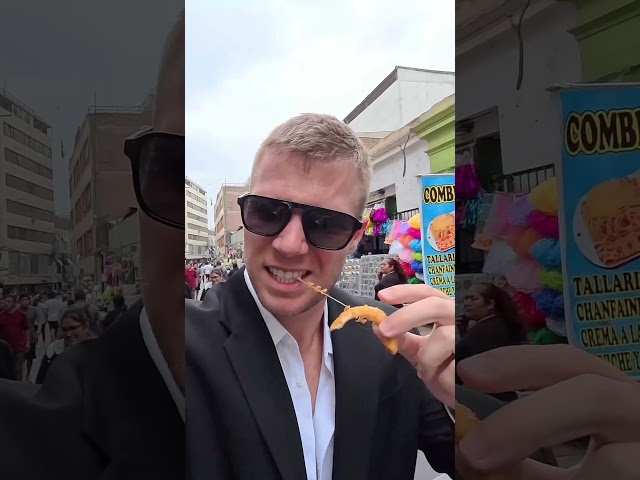 Chewy Calamari in Peruvian market! 🇵🇪