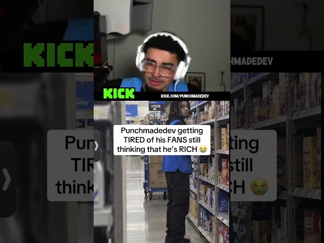 Punchmadedev getting TIRED of his FANS still thinking that he’s RICH 😭  #punchmadedev