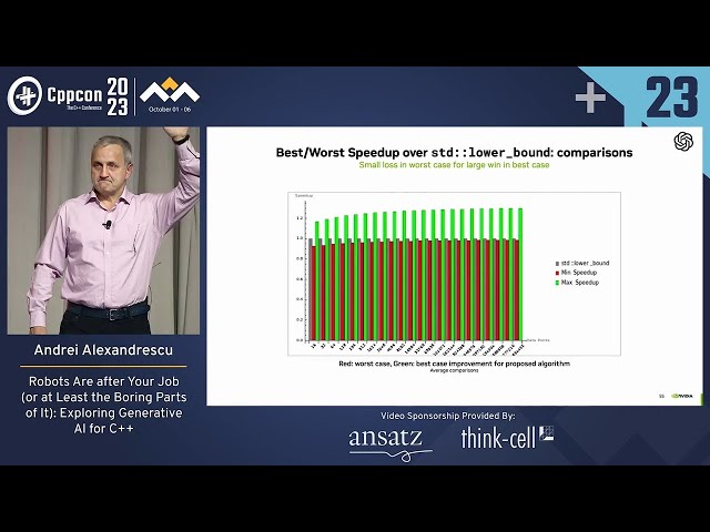 Robots Are After Your Job: Exploring Generative AI for C++ - Andrei Alexandrescu - CppCon 2023