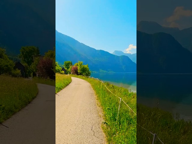 The most beautiful place I've ever cycled 😍 Hallstatt, Austria 🇦🇹