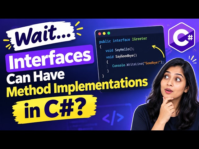 C# Interfaces Can Have Method Implementations?! 🤯 Default Interface Methods Explained