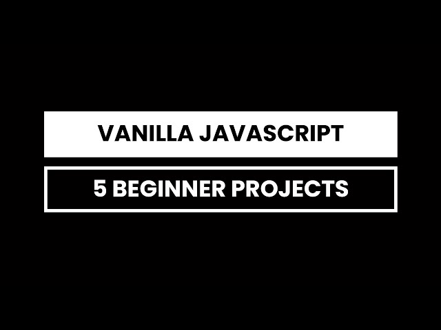 Demo: Beginner JavaScript Projects - (11 to 15) | With HTML & CSS