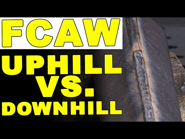 Flux Core Welding: UPHILL vs. DOWNHILL | MIG Monday