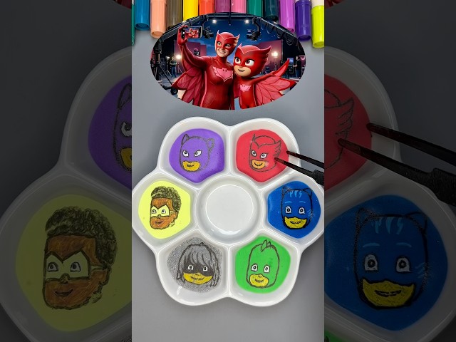 Color Mixing Pj Mask #color #pjmasks