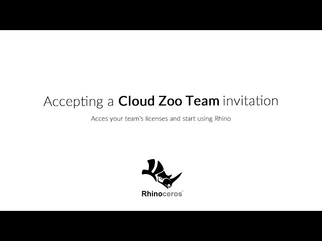 Accepting a Cloud Zoo Team invitation
